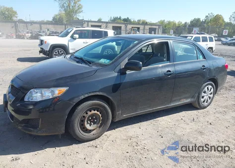 2009 Toyota Corolla z USA, uszkodzony, nr VIN 2T1BU40EX9C070236